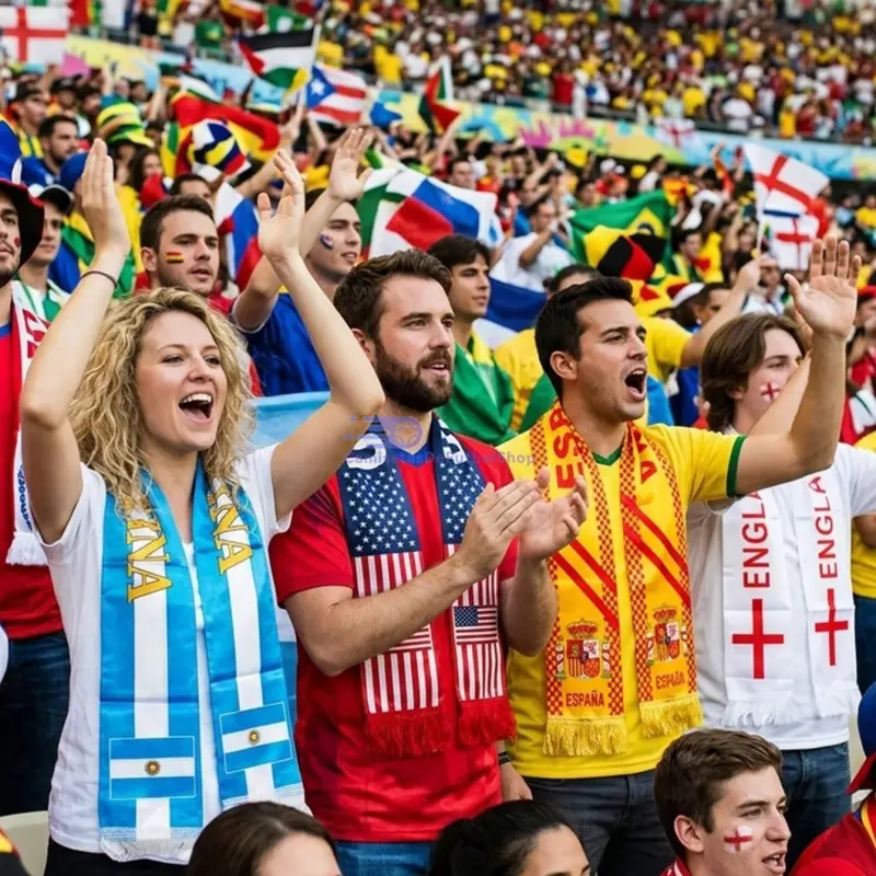 Bufanda Mundial 2026 de aficionado 