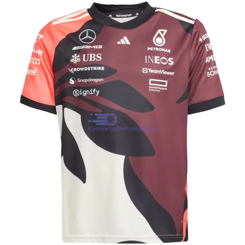 Camiseta Mercedes AMG Petronas F1 Marrón/Naranja 2025 