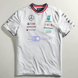 Camiseta Mercedes AMG Petronas F1 Blanco 2024