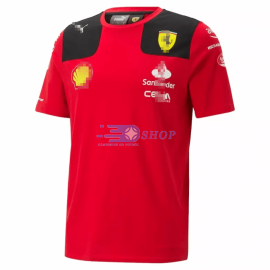 Camiseta Scuderia Ferrari F1 Carlos Sainz #55 Rojo 2023