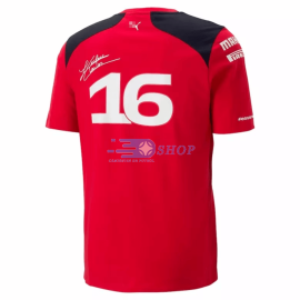 Camiseta Scuderia Ferrari F1 Charles Leclerc #16 Rojo 2023 