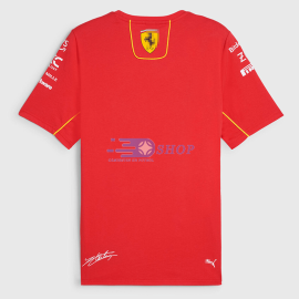 Camiseta Scuderia Ferrari F1 Charles Leclerc #16 Rojo 2024