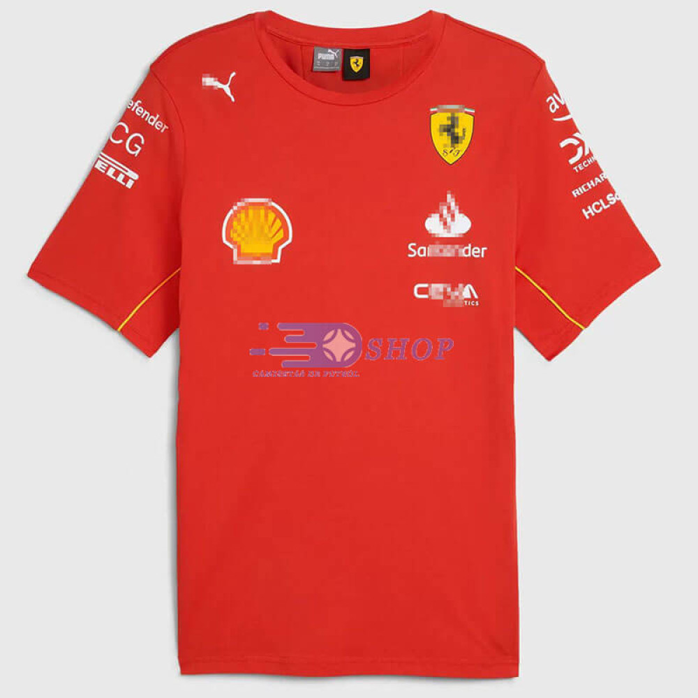 Camiseta Scuderia Ferrari F1 Rojo 2024
