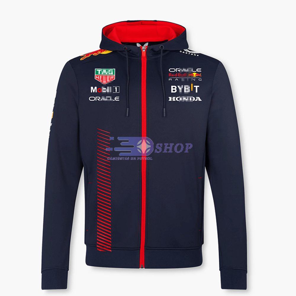 Chaqueta Red Bull Racing F1 Con Capucha Negro 2023