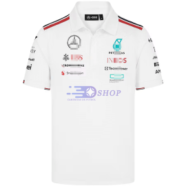 Polo Mercedes AMG Petronas F1 Blanco 2024