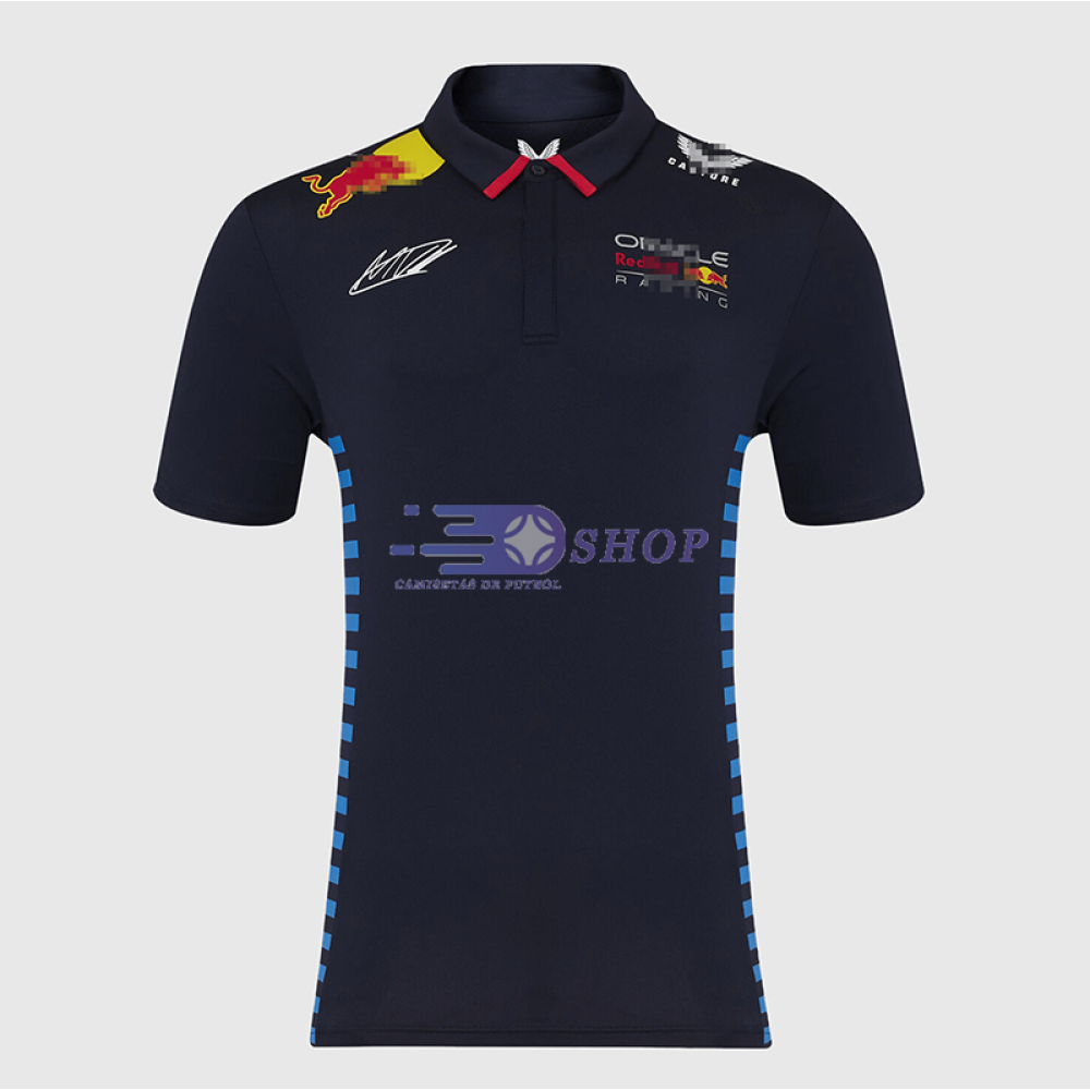 Polo Red Bull Racing F1 Max Verstappen #1 Negro 2024 