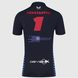 Polo Red Bull Racing F1 Max Verstappen #1 Negro 2024 