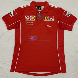 Polo Scuderia Ferrari F1 Rojo Retro