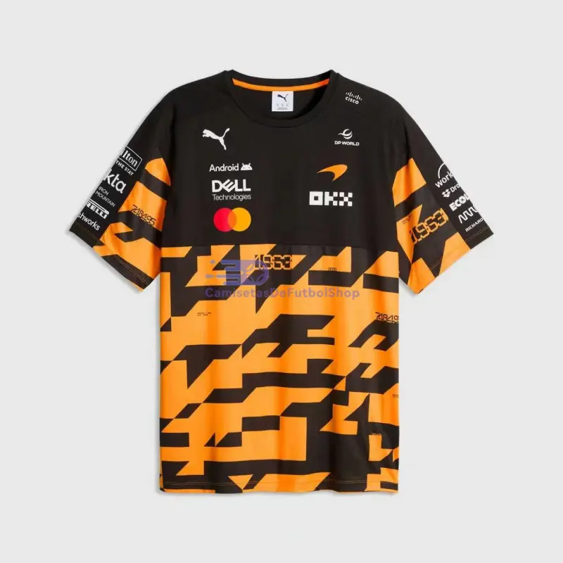 Camiseta McLaren F1 Naranja/Negro 2026