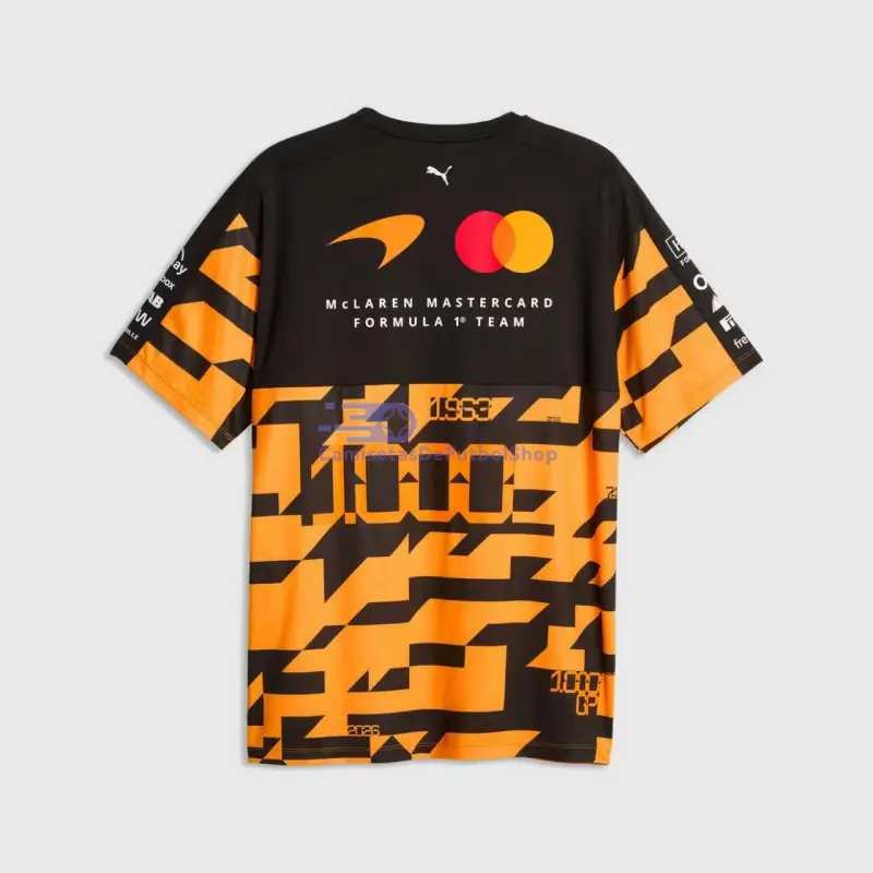 Camiseta McLaren F1 Naranja/Negro 2026