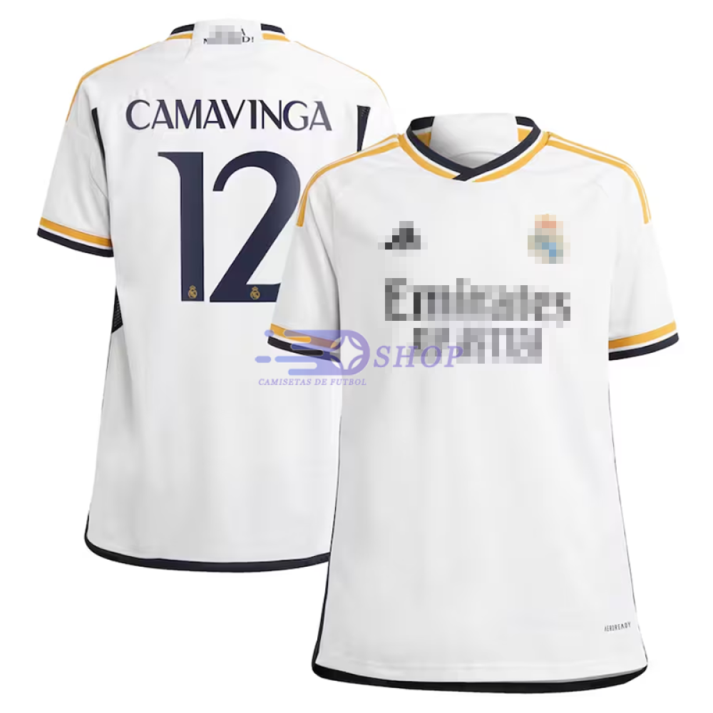 Camiseta Camavinga 12 Real Madrid 2023/2024 1ª Equipación