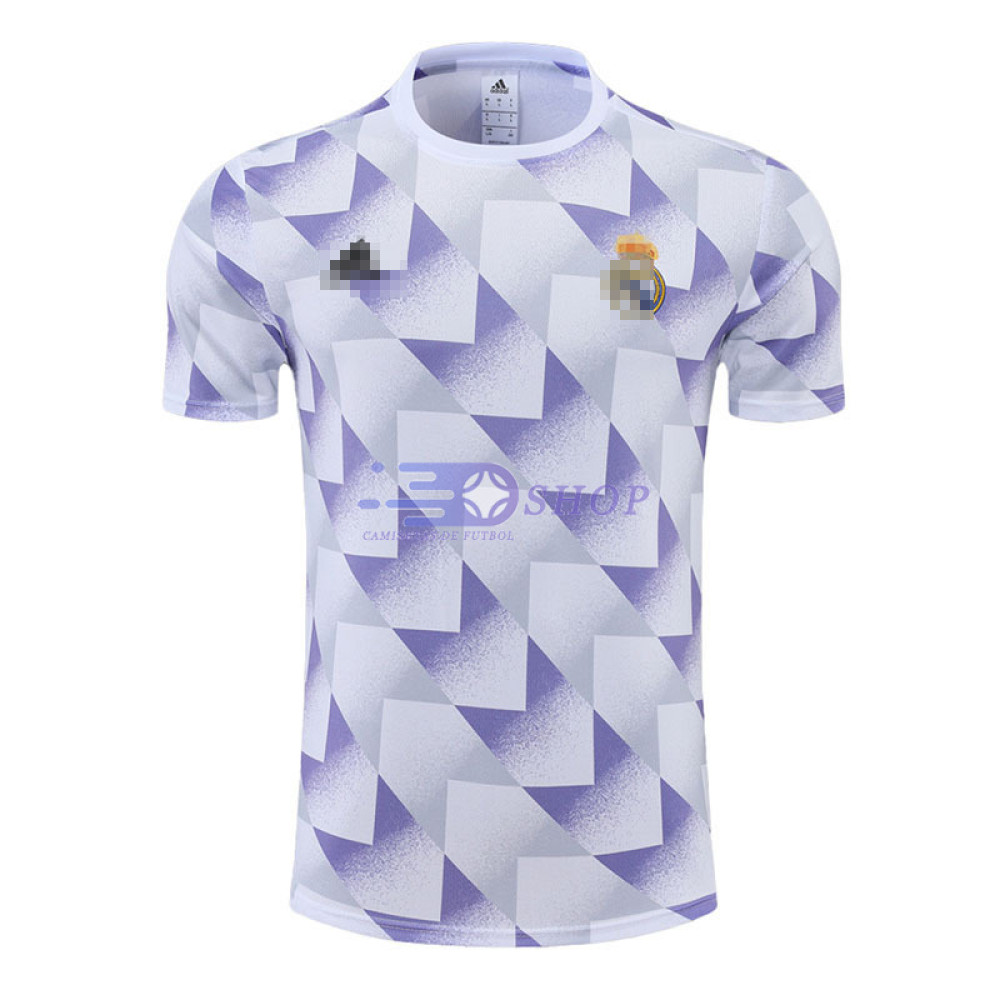 Camiseta de Entrenamiento Real Madrid 2022/2023 Blanco/Morado