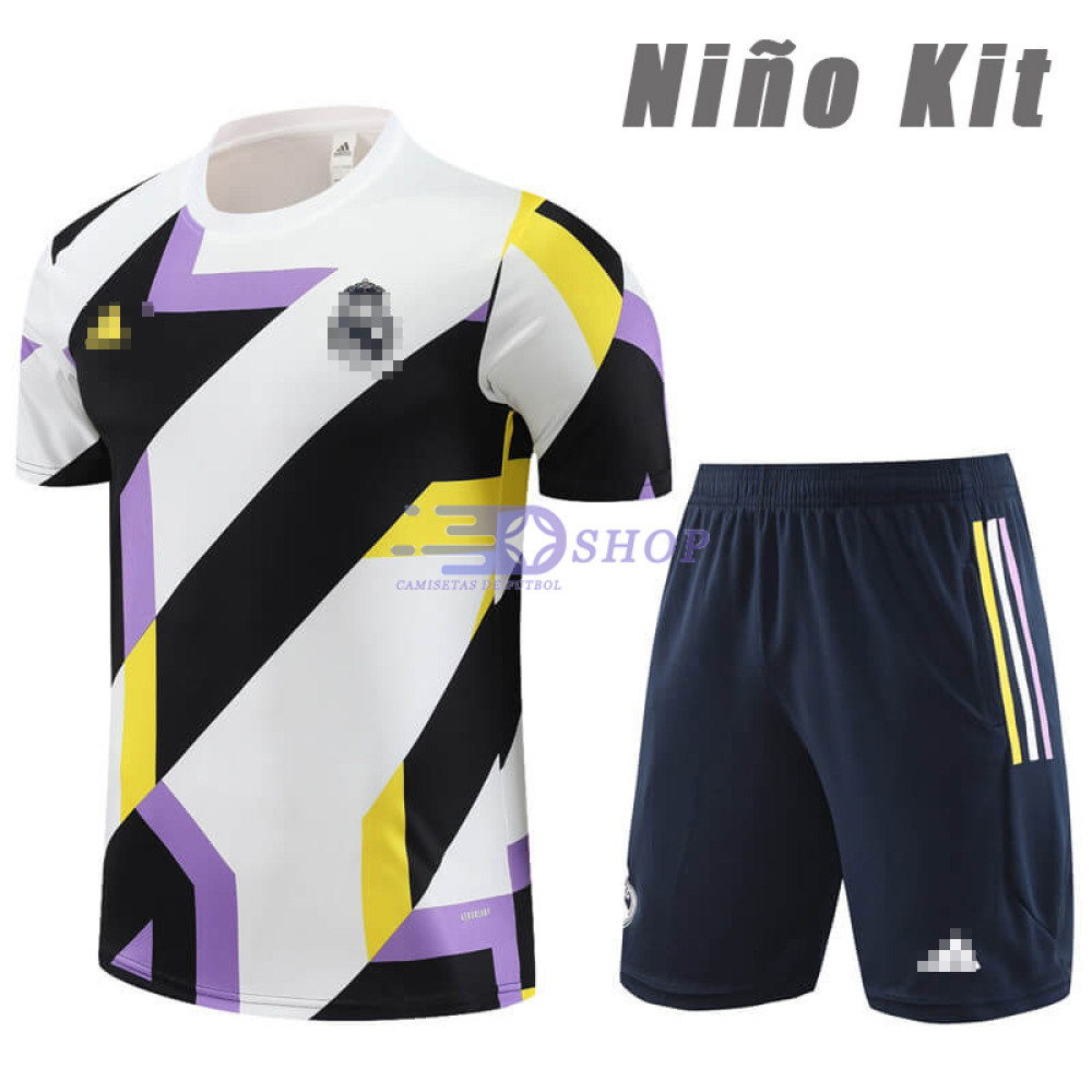 Camiseta de Entrenamiento Real Madrid Policromo 2023/2024 Niño Kit