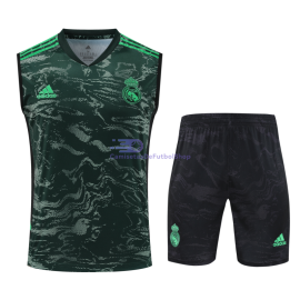Camiseta de Entrenamiento Real Madrid Sin Mangas Verde 2023/2024 Kit