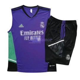 Camiseta de Entrenamiento Real Madrid Sin Mangas Morado 2023/2024 Kit