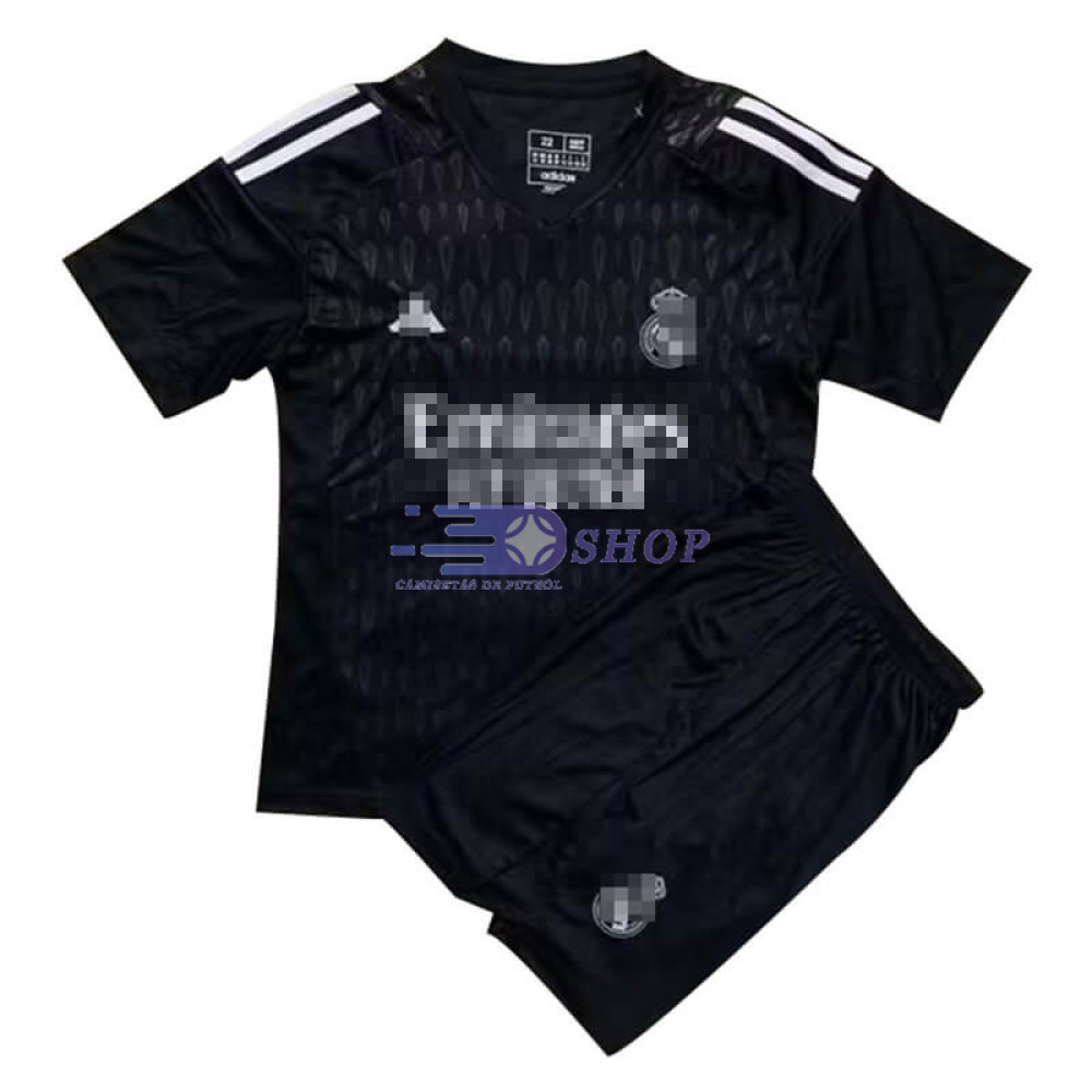 Camiseta de Portero Real Madrid Negro 2023/2024 Niño Kit