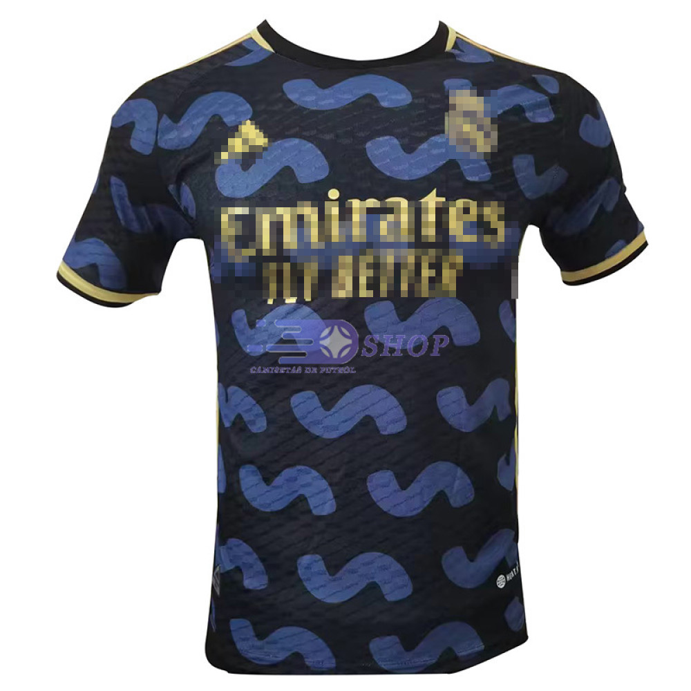 Camiseta Real Madrid Negro/Azul 2023/2024 (EDICIÓN JUGADOR)