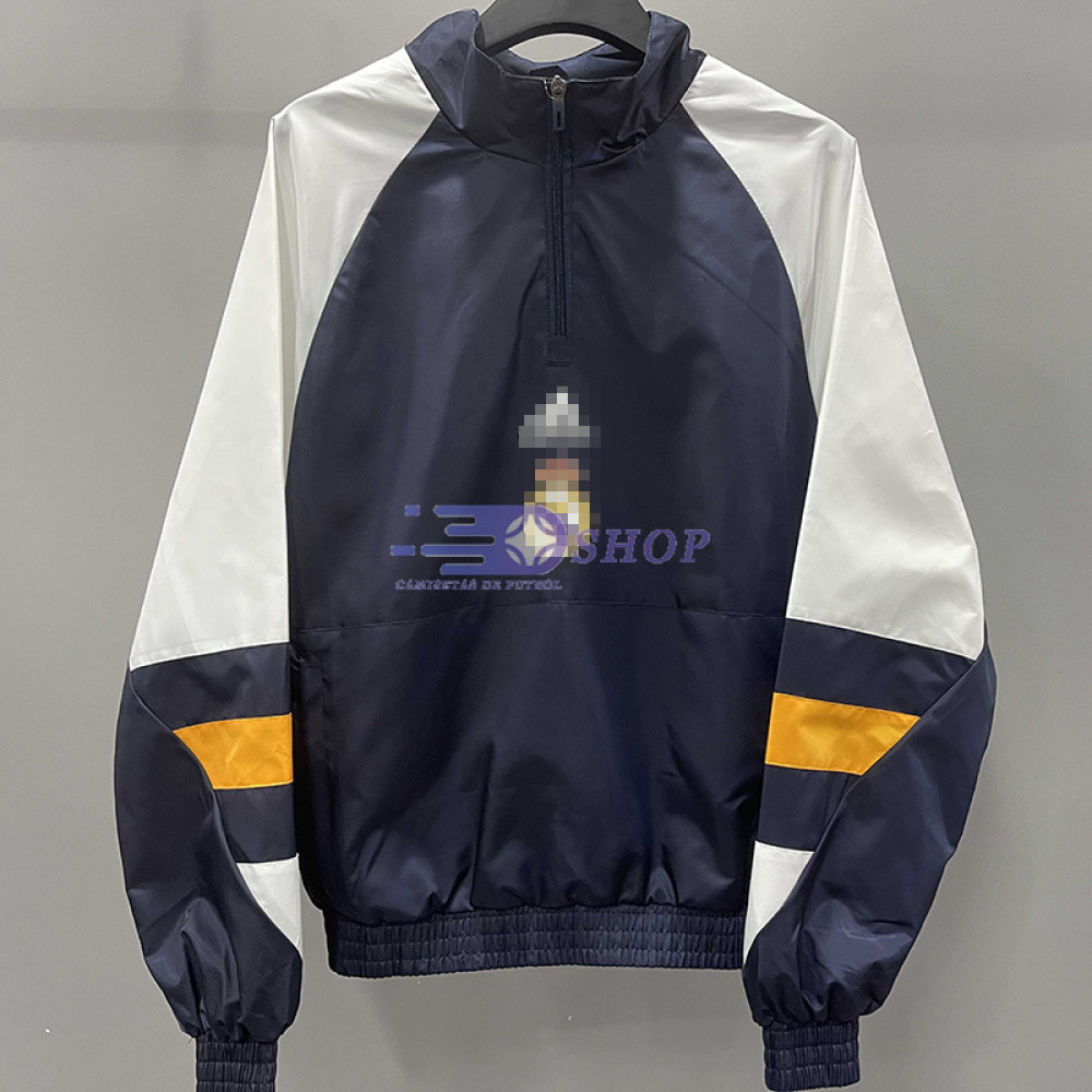 Cortavientos Real Madrid Azul Marino/Blanco 2023/2024