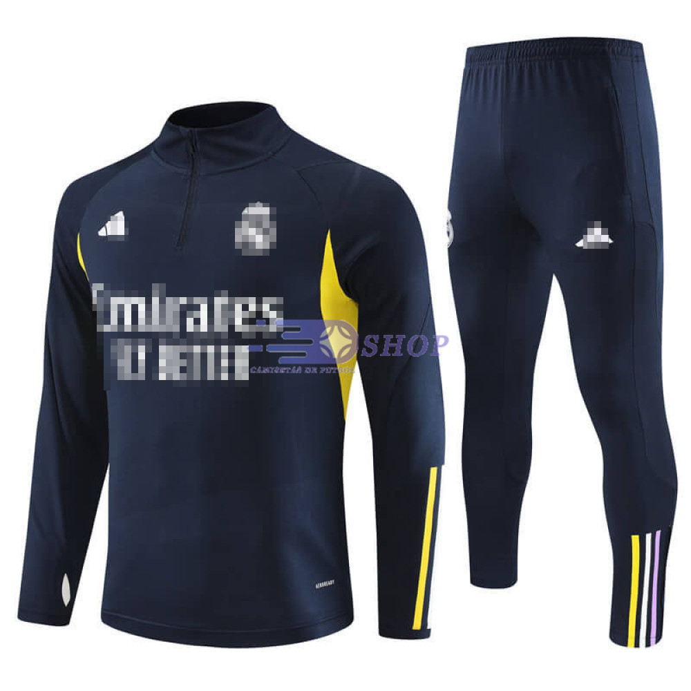 Sudadera de Entrenamiento Real Madrid Azul Marino 2023/2024 Kit