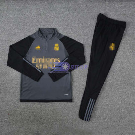 Sudadera de Entrenamiento Real Madrid Gris Oscuro 2023/2024 Kit