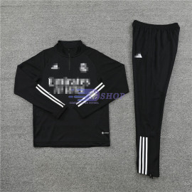 Sudadera de Entrenamiento Real Madrid Negro 2023/2024 Niño Kit