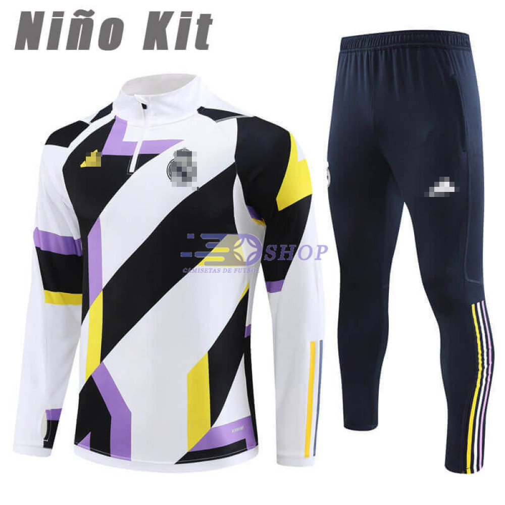 Sudadera de Entrenamiento Real Madrid Policromo 2023/2024 Niño Kit