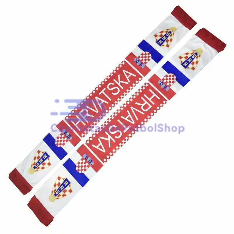 Bufanda Croacia Rojo/Blanco