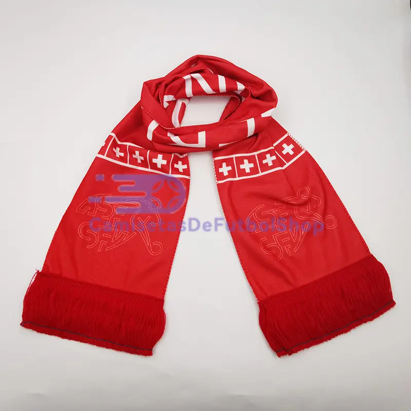 Bufanda Suiza Rojo