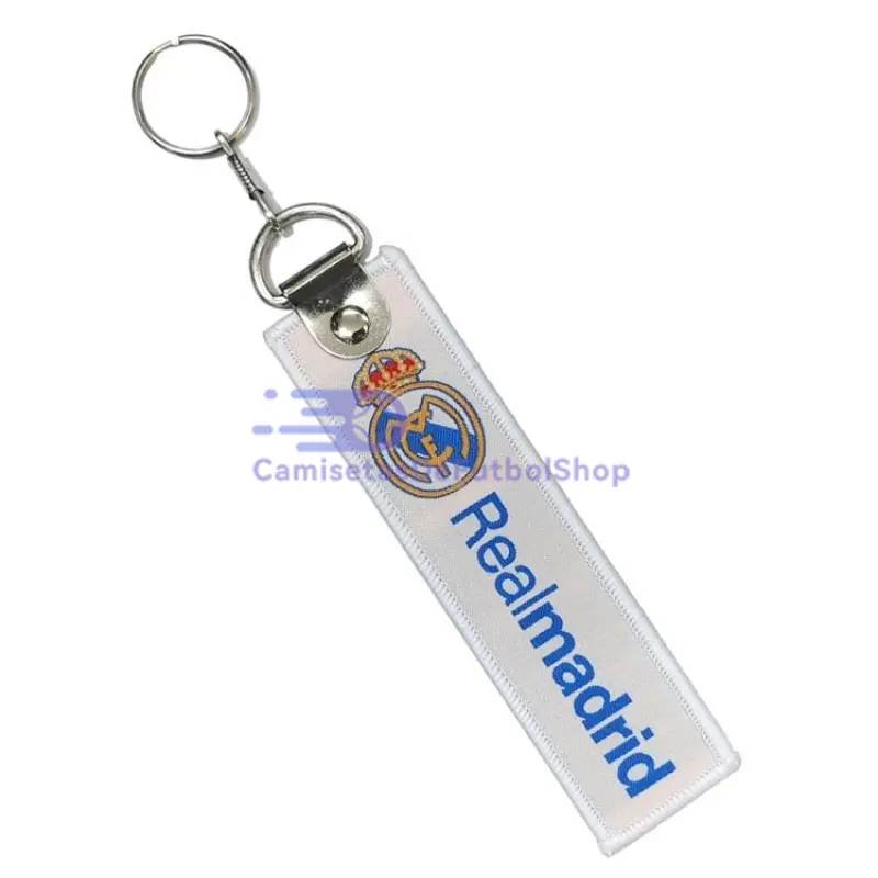Llavero tejido con impresión Real Madrid